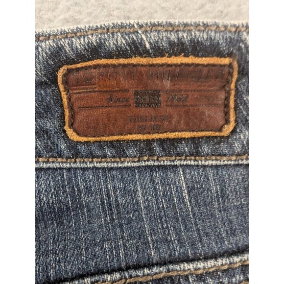 Tommy Hilfiger Jeans Womens Size 10 Blue Classic Bootcut American Hope Whiskers - Picture 11 of 16